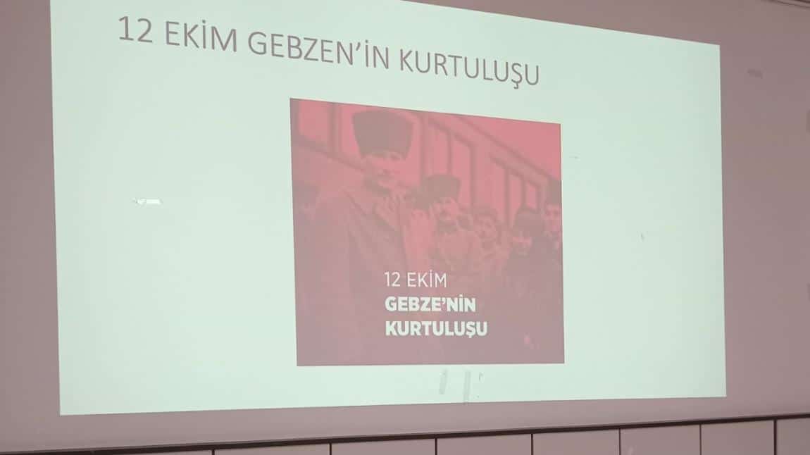 12 EKİM GEBZE'NİN KURTULUŞU 